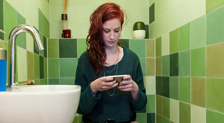 Do you use your mobile phone while on the toilet or in the bathroom?